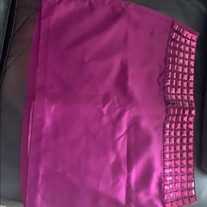 Stunning purple studded skirt